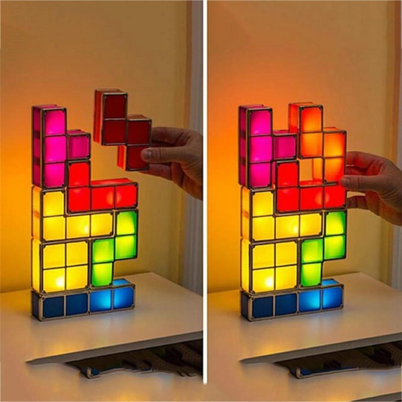 DIY Kids LED Night Light Kit Creative Puzzle Lamp Educational Toy for Children
