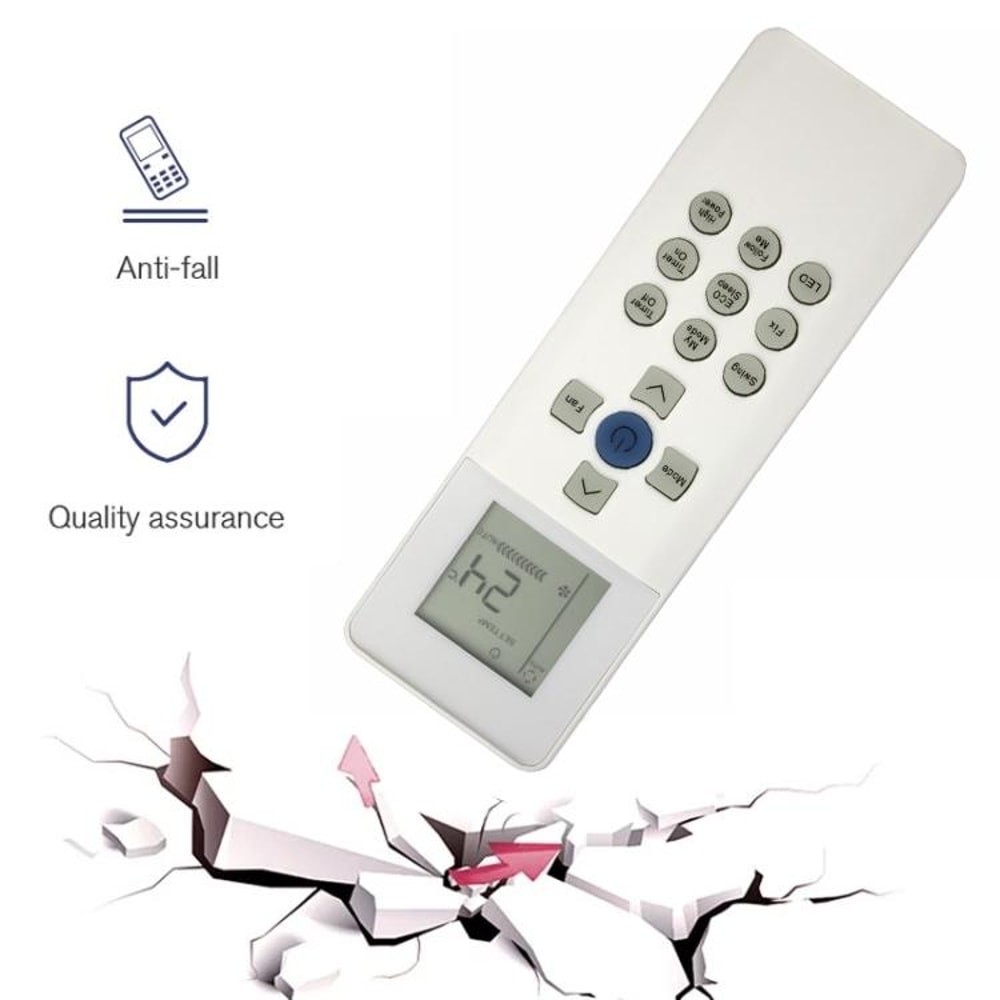 Carrier RG67N BGEF Replacement Remote Control for Air Conditioner Easy Setup AC Remote