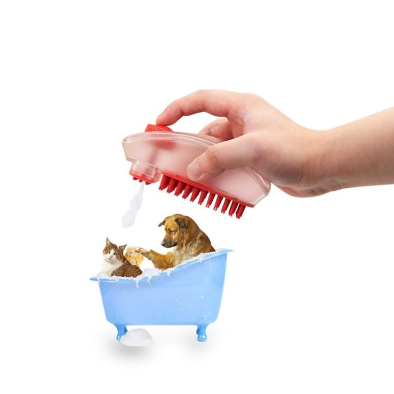 Silicone Pet Grooming Glove Dog Bath Brush For Gentle Massage And Easy Shedding Control 8