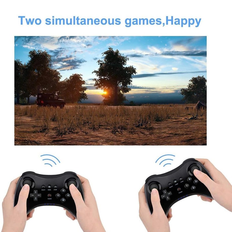 High Performance Wireless Pro Controller For Nintendo Wii U Gaming Console 4