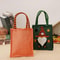 Halloween Cartoon Linen Tote Bag For Candy And Gift Storage 7