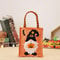 Halloween Cartoon Linen Tote Bag For Candy And Gift Storage 6