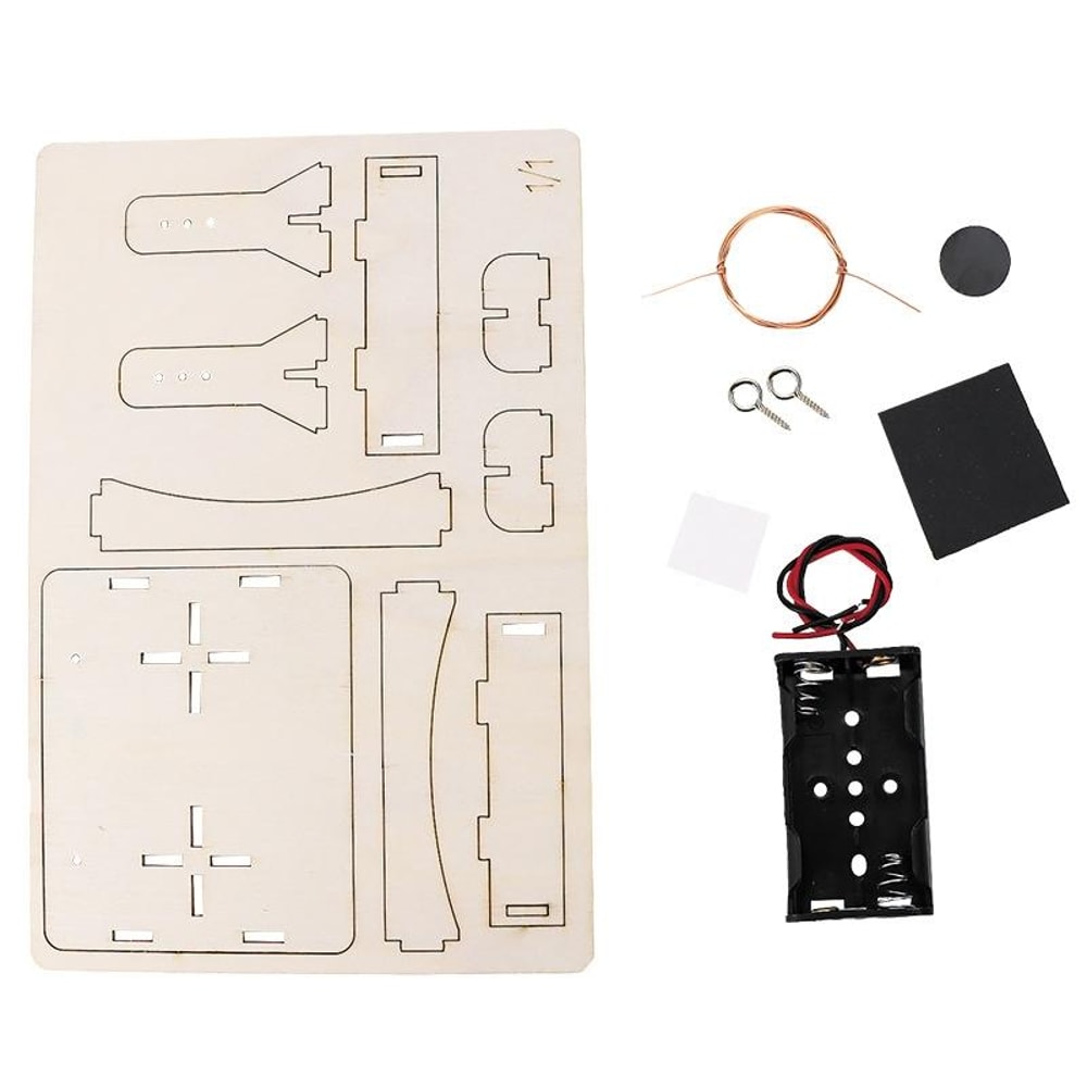 DIY Electric Motor Kit for Kids STEM Science Learning Toy with Electromagnetic Coil