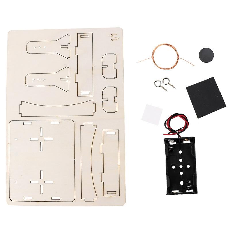 DIY Electric Motor Kit for Kids STEM Science Learning Toy with Electromagnetic Coil