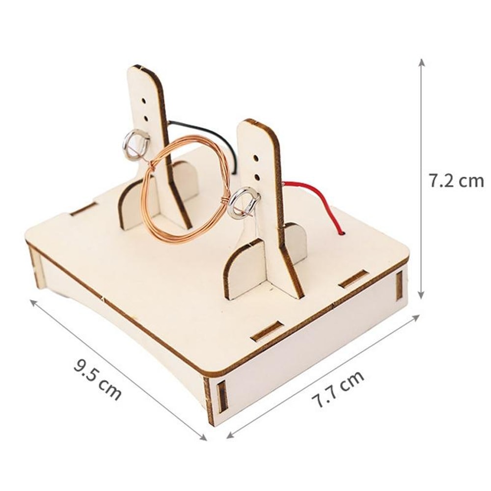 DIY Electric Motor Kit for Kids STEM Science Learning Toy with Electromagnetic Coil