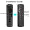 Silicone Remote Cover For Fire TV Remote Non Slip Washable Protective Case 1