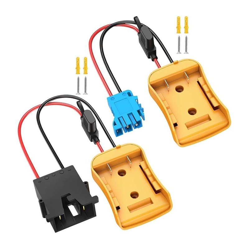 DeWalt Battery Adapter With UPS Harness Connector For Power Conversion 1