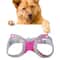 Breathable Rhinestone Small Dog Harness In Magenta PU Leather 0