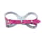Breathable Rhinestone Small Dog Harness In Magenta PU Leather 4