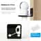 Wall Mount Acrylic Shelf for Security Camera and Router Small Organizer Bracket