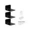 Wall Mount Acrylic Shelf for Security Camera and Router Small Organizer Bracket