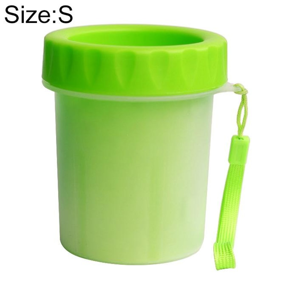 Portable Dog Paw Cleaner Cup For Small Pets With Soft Silicone Bristles 3