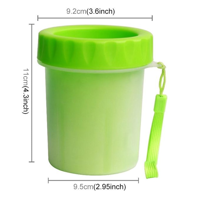 Portable Dog Paw Cleaner Cup For Small Pets With Soft Silicone Bristles 4