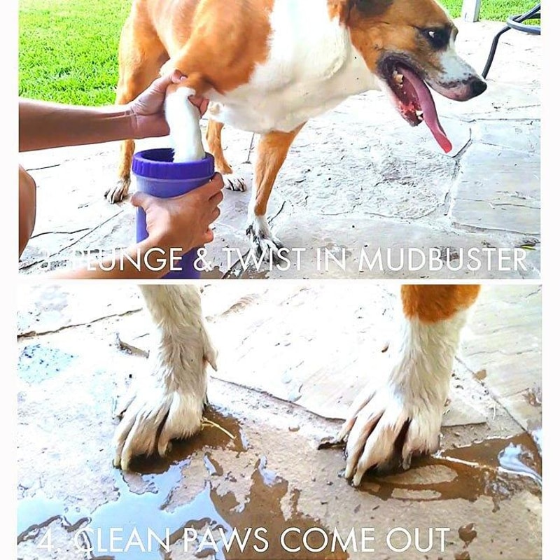 Portable Dog Paw Cleaner Cup For Small Pets With Soft Silicone Bristles 7