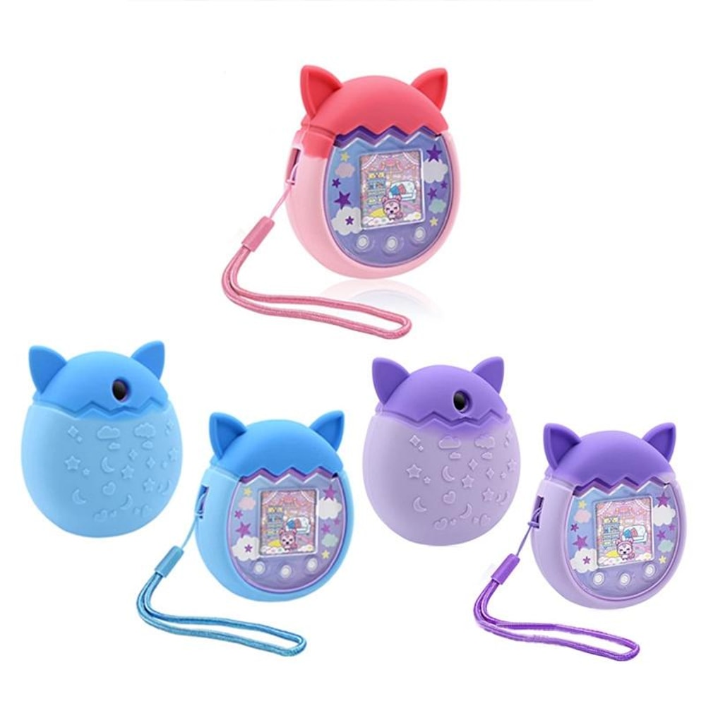 Cute Silicone Tamagotchi Pix Case Shockproof Protective Cover Anti Slip Cartoon Sleeve
