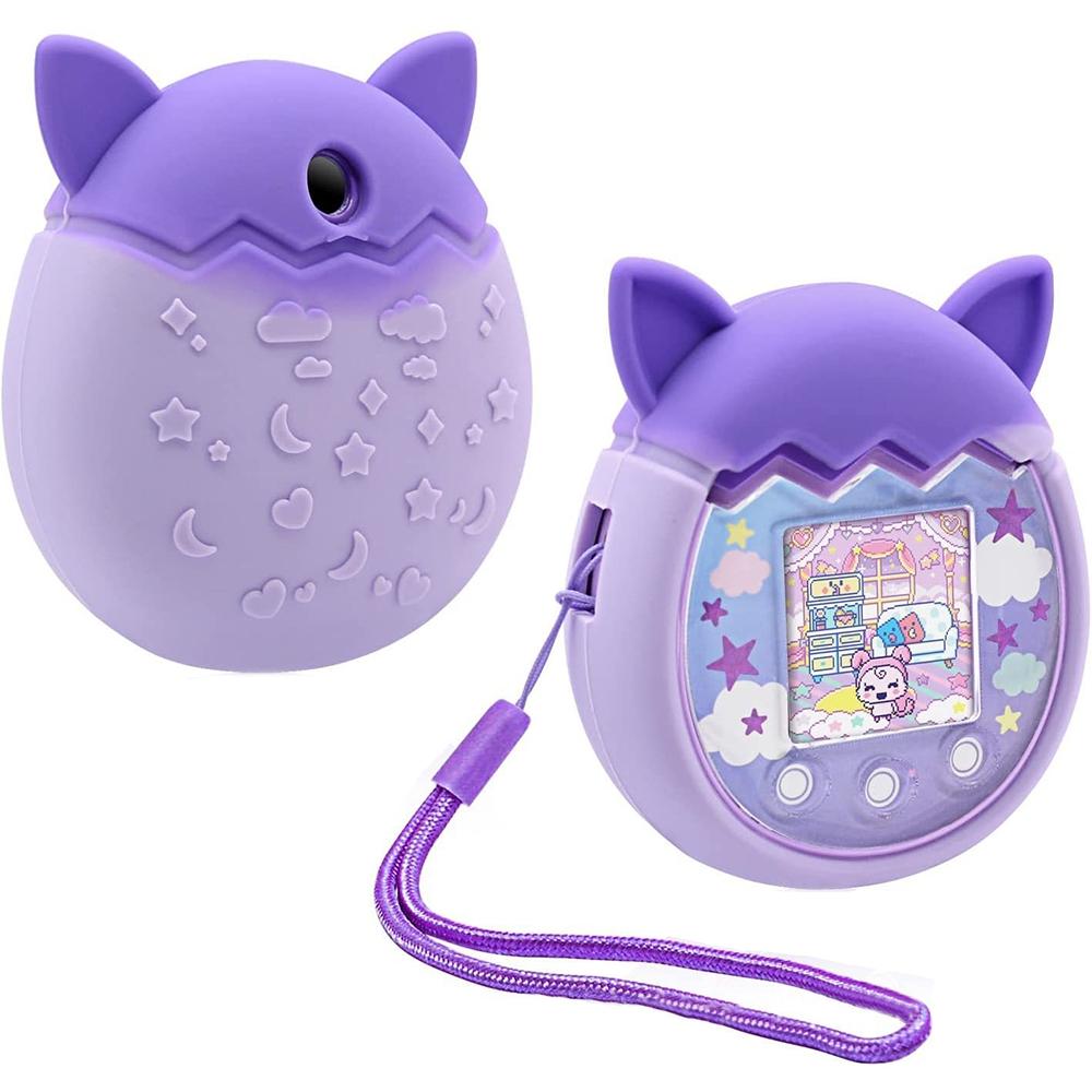 Cute Silicone Tamagotchi Pix Case Shockproof Protective Cover Anti Slip Cartoon Sleeve