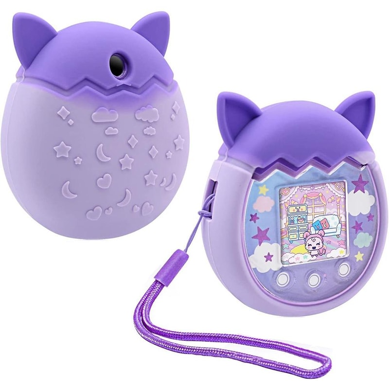 Cute Silicone Tamagotchi Pix Case Shockproof Protective Cover Anti Slip Cartoon Sleeve
