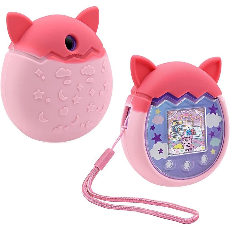Cute Silicone Tamagotchi Pix Case Shockproof Protective Cover Anti Slip Cartoon Sleeve