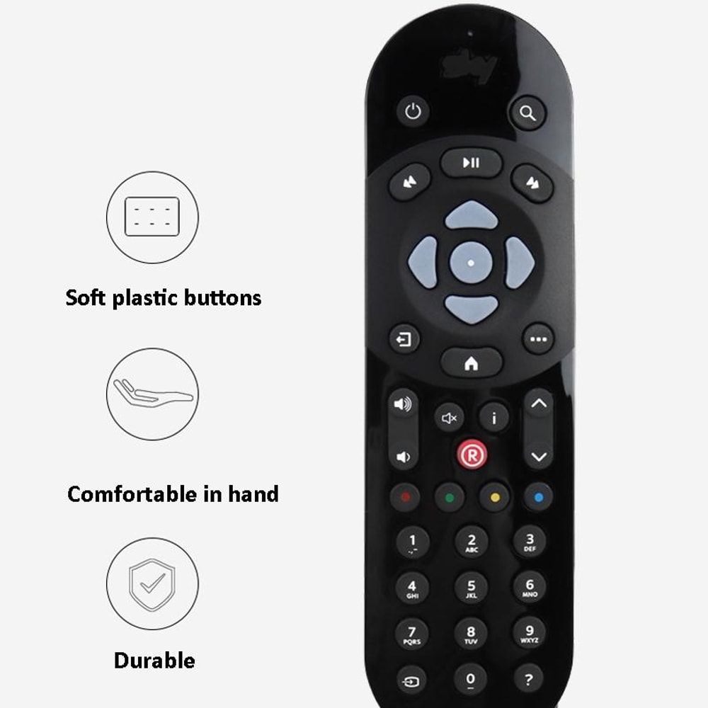 Sky Q Replacement Remote Control Infrared TV Remote For Sky Q Box Easy Setup Durable Design 1