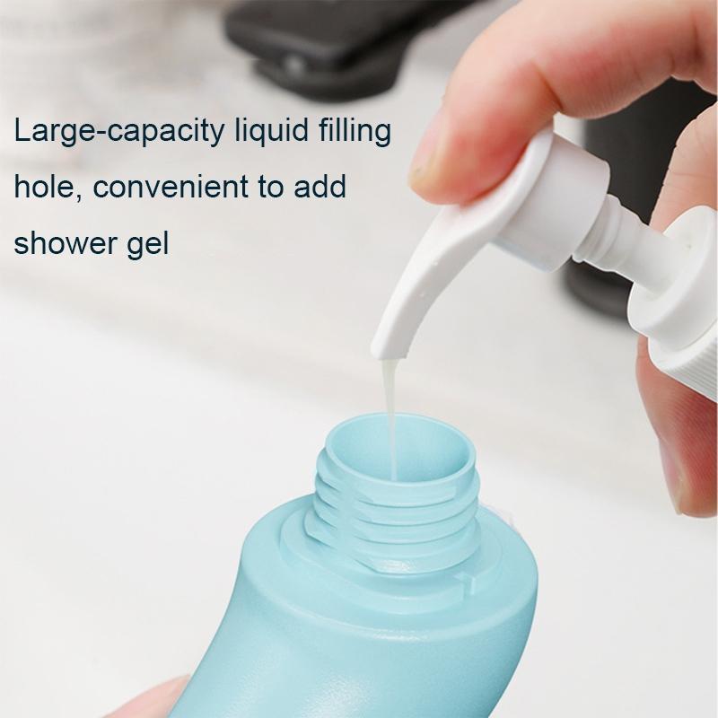 Silicone Pet Bath Brush with Shampoo Dispenser for Dogs and Cats
