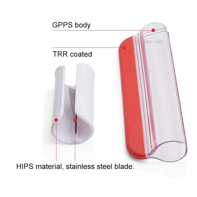 QuickPress Cherry Tomato Slicer and Grape Cutter Tool for Fast Salad Prep