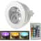 RGB LED Light Bulb With Remote 3W 16 Colors Mood Lighting 0