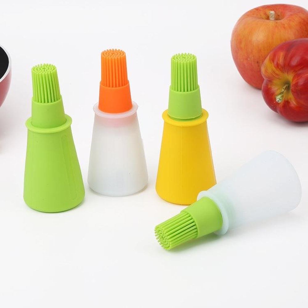 Silicone Oil Brush Bottle For BBQ Baking And Everyday Cooking 8