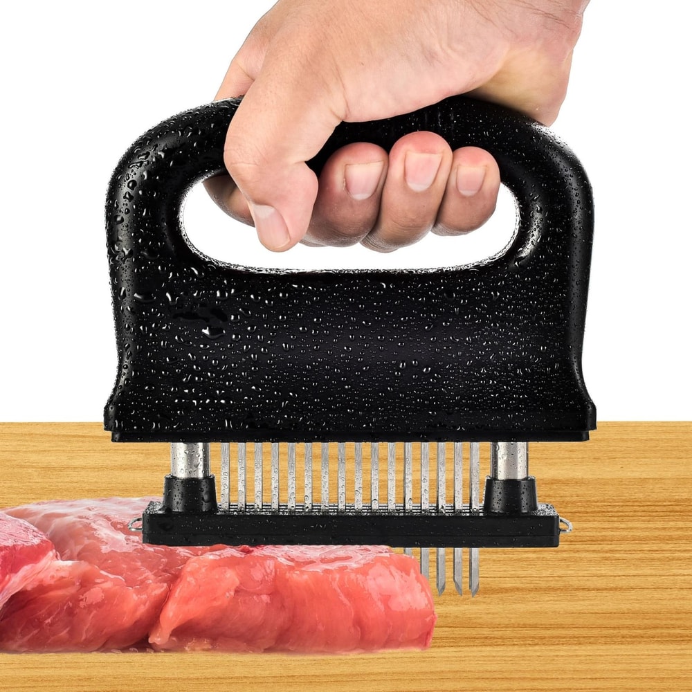 Blade Meat Tenderizer Tool With Ergonomic Handle For Steak Chicken BBQ 6