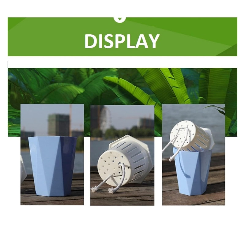 Self Watering Flower Pot Diamond Planter Indoor Outdoor Plastic Plant Pot 2