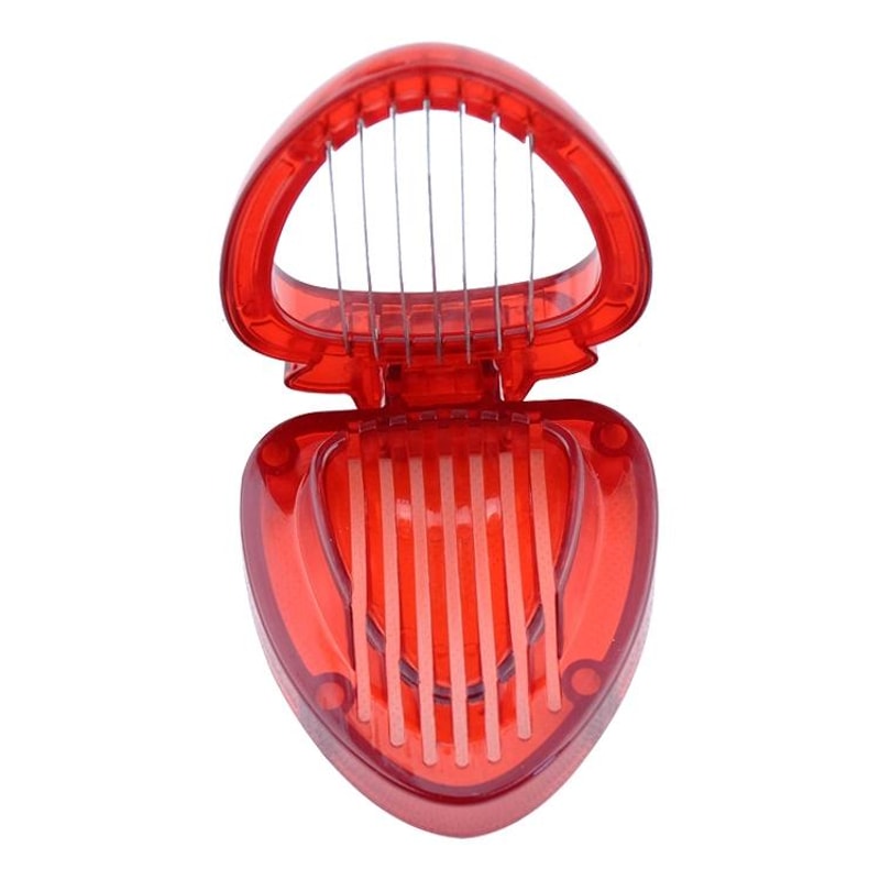Strawberry Slicer Fruit Cutter Kitchen Gadget For Even Dessert Toppings 1
