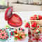 Strawberry Slicer Fruit Cutter Kitchen Gadget For Even Dessert Toppings 6