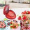 Strawberry Slicer Fruit Cutter Kitchen Gadget For Even Dessert Toppings 6