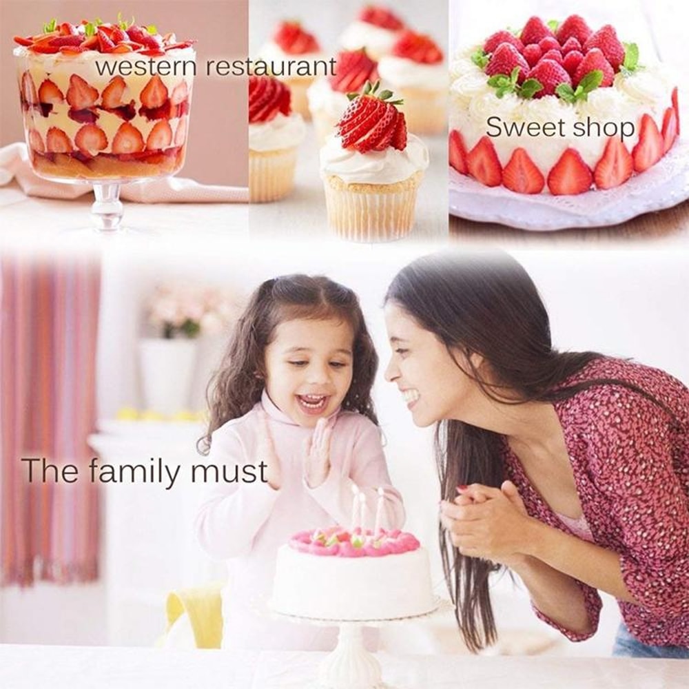 Strawberry Slicer Fruit Cutter Kitchen Gadget For Even Dessert Toppings 7