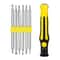 6in1 80MM Magnetic Precision Screwdriver Set Compact Multi Tool Repair Kit 0
