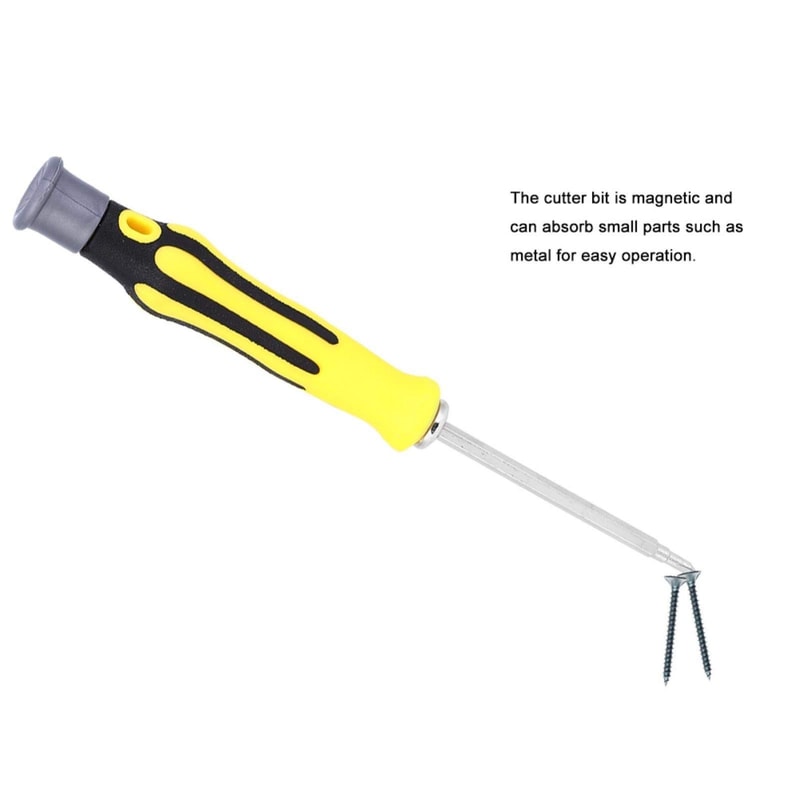 6in1 80MM Magnetic Precision Screwdriver Set Compact Multi Tool Repair Kit 8