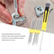 6in1 80MM Magnetic Precision Screwdriver Set Compact Multi Tool Repair Kit 9