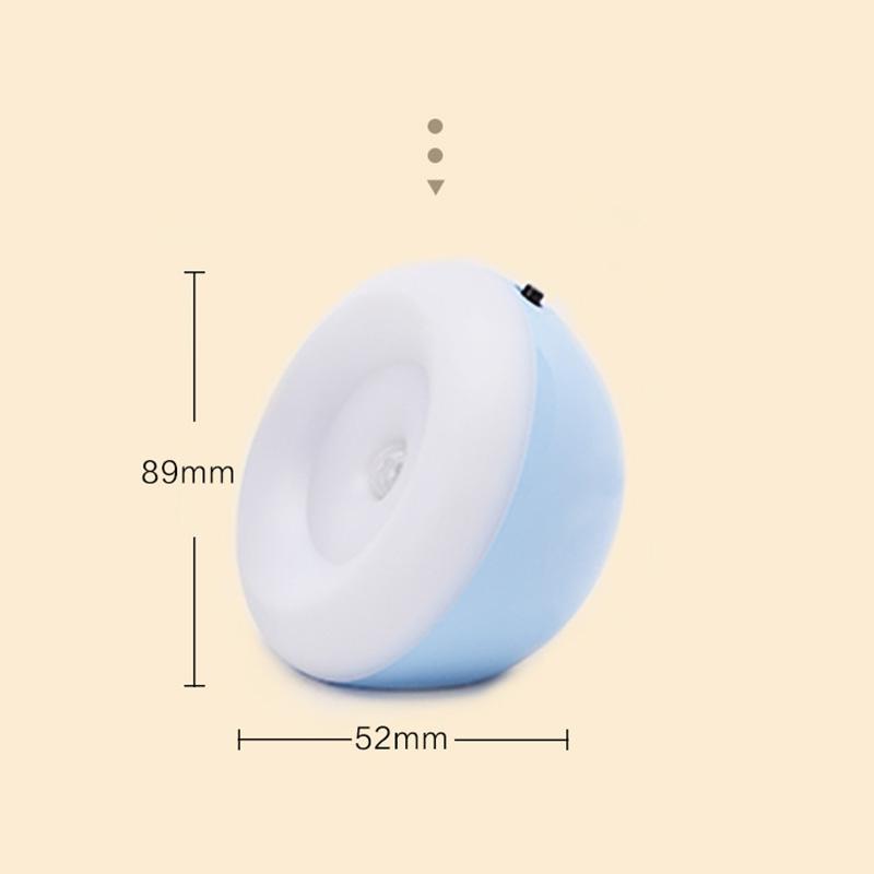 Smart Motion Sensor LED Night Light Magnetic Rechargeable Wall Lamp 2
