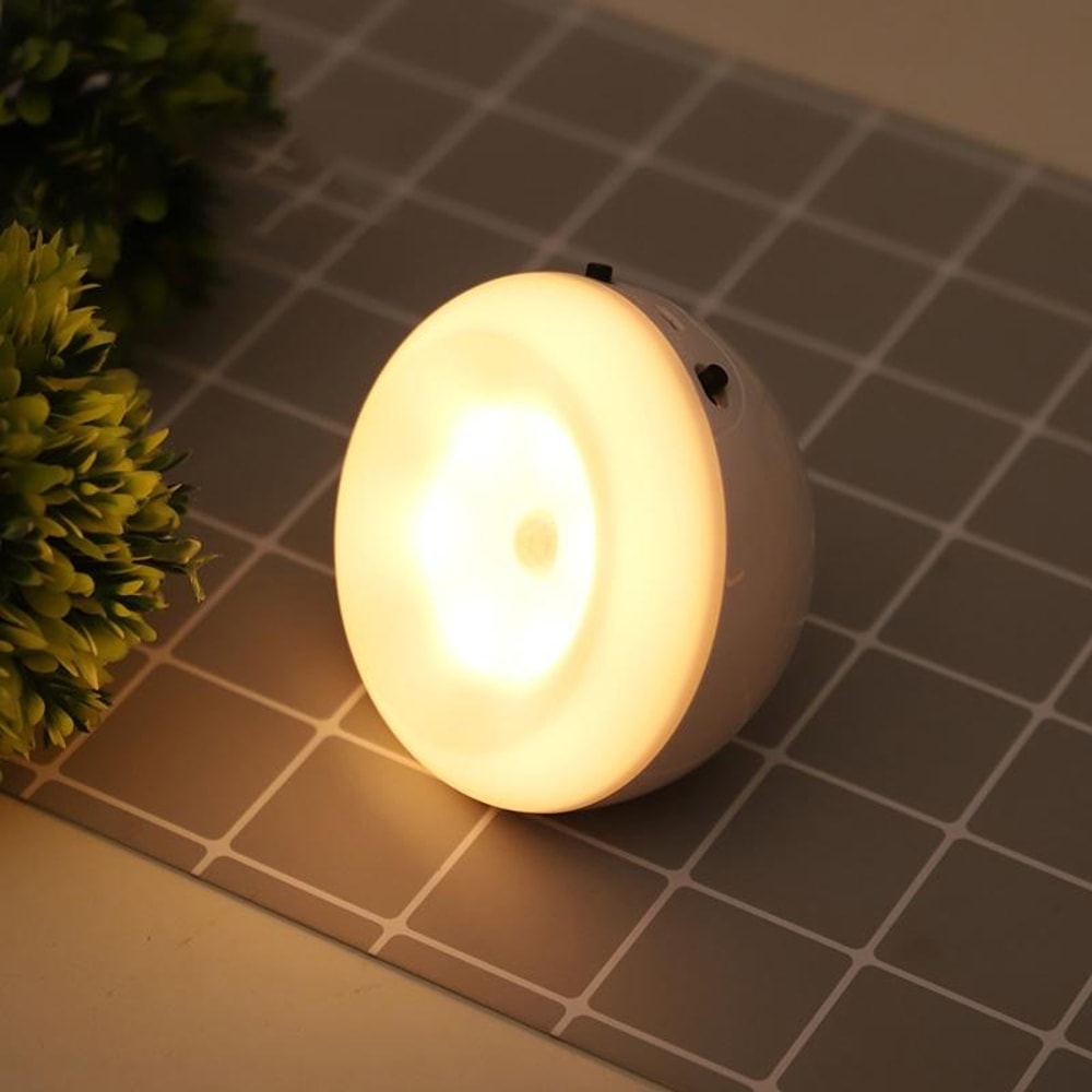 Smart Motion Sensor LED Night Light Magnetic Rechargeable Wall Lamp 10