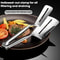 Stainless Steel Steak Tongs Heavy Duty Kitchen Food Tongs for BBQ Serving and Cooking