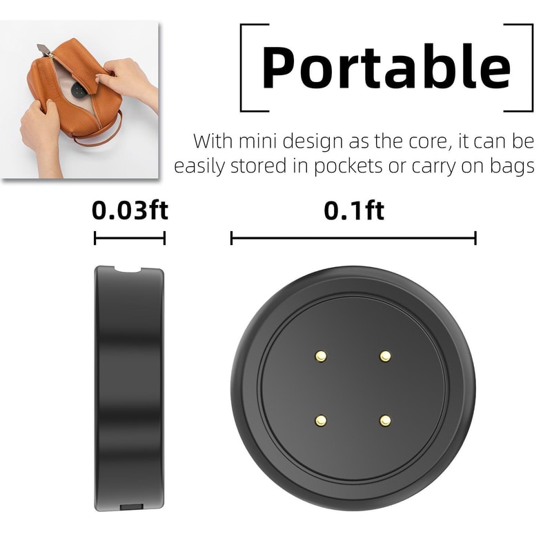 Portable USB C Charger For Pixel Watch 3 2 Magnetic Fast Charging Adapter 6