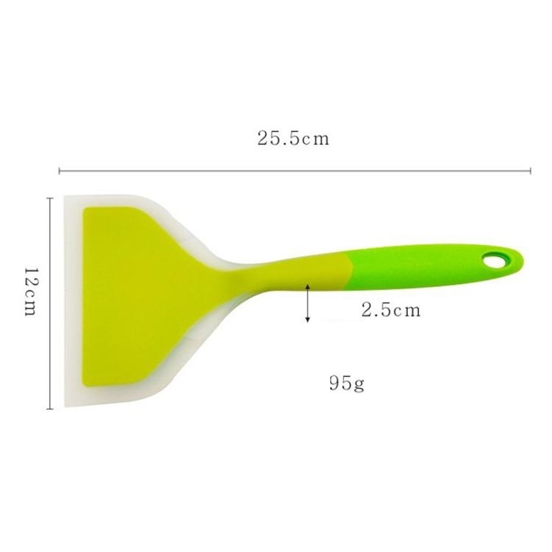 Wide Silicone Spatula Turner For Nonstick Cookware Pizza Pancakes And Steak 3