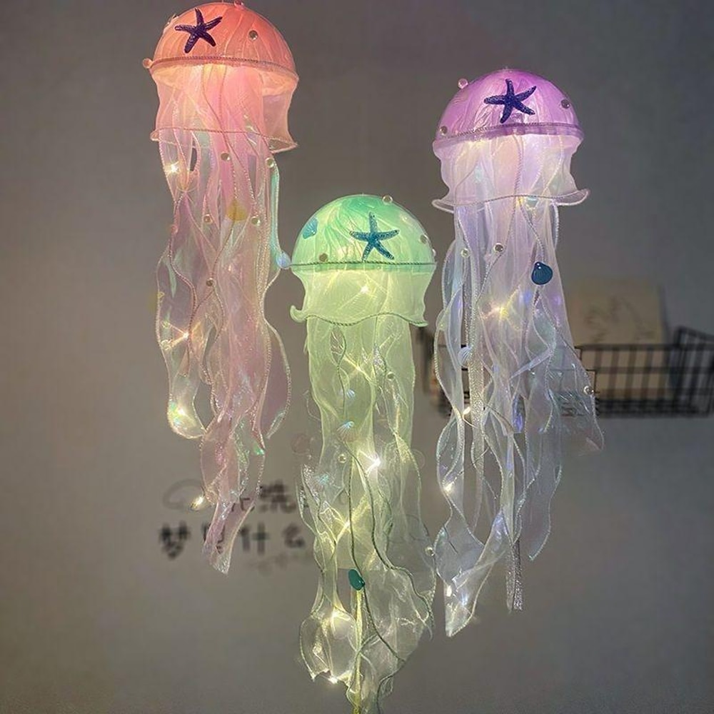Jellyfish Lamp LED Night Light Ambient Mood Decor for Bedroom Kids Room