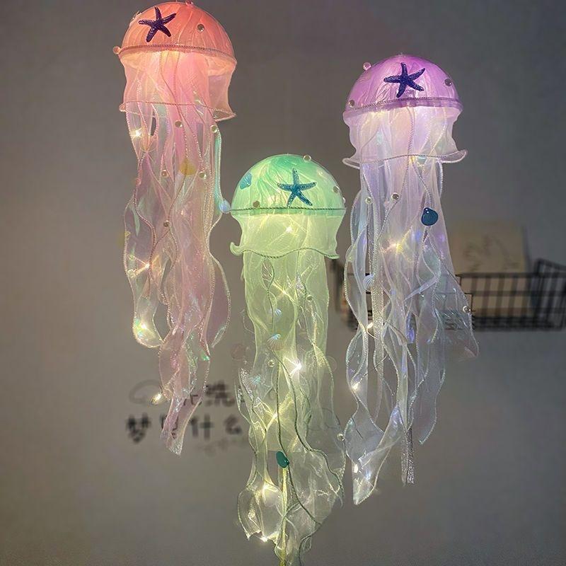 Jellyfish Lamp LED Night Light Ambient Mood Decor for Bedroom Kids Room