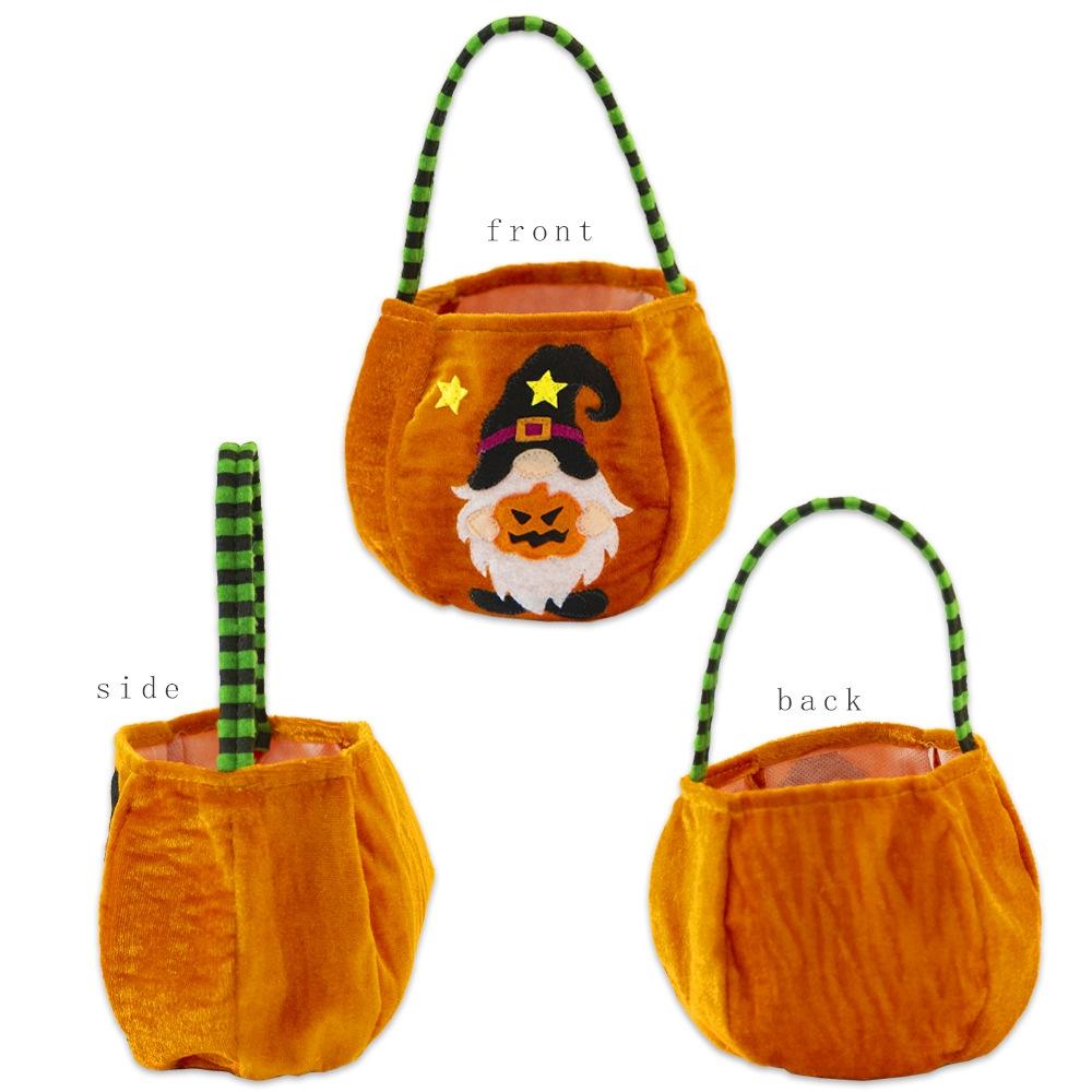 Halloween Candy Gift Bag Reusable Trick or Treat Tote with Large Capacity