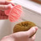 Removable Wire Ball Dish Brush with Handle Heavy Duty Kitchen Cleaning Brush for Pots & Pans