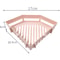 No Drill Adhesive Corner Shower Shelf Triangle Storage Rack For Bathroom Kitchen 5