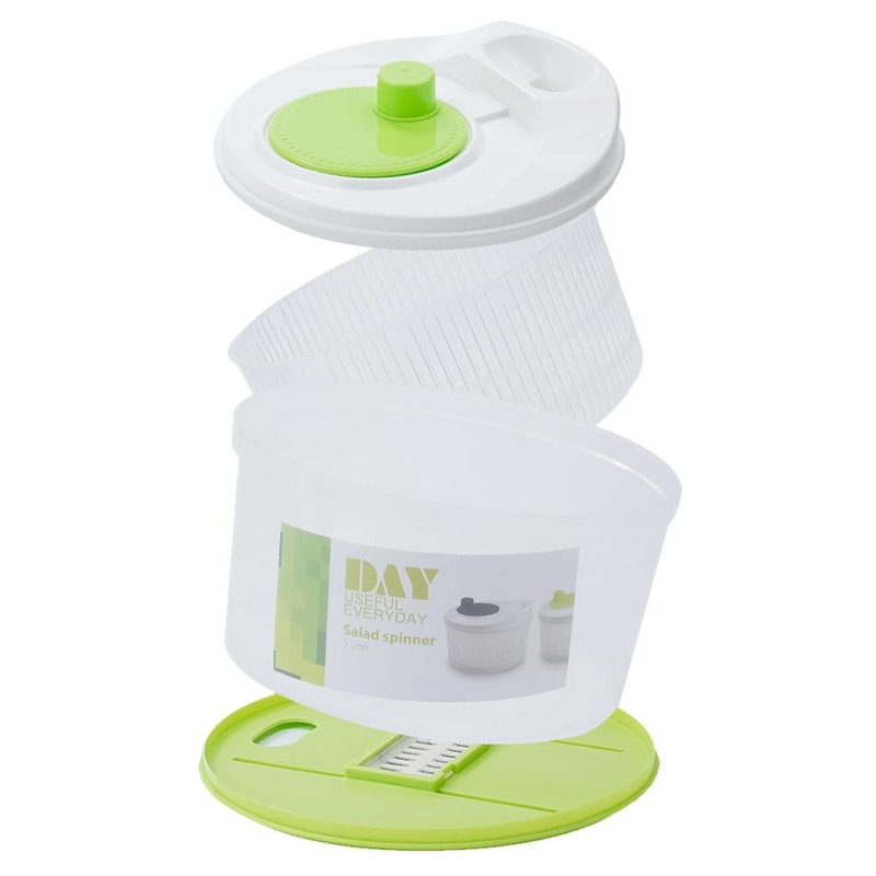 Large Capacity Vegetable Dehydrator Kitchen Drain Basket With Builtin Vegetable Slicer 1