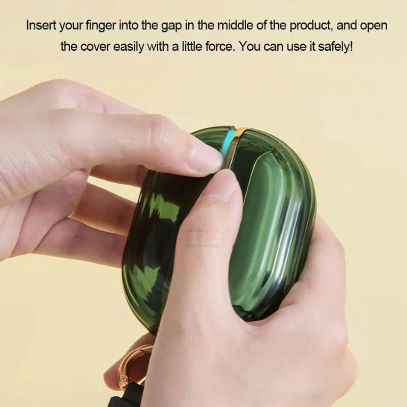 Portable Lint Roller With Refill Sheets Compact Clothing Hair Remover For Travel Home 3