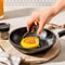 Round Silicone Egg Ring Mold for Pancakes Omelettes and Breakfast Sandwiches