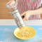 Stainless Steel Manual Pasta Maker With 5 Molds Compact Pasta Machine For Fresh Homemade Noodles 0